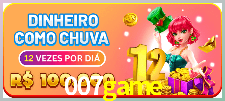 Aplicativo móvel 007game para iOS e Android